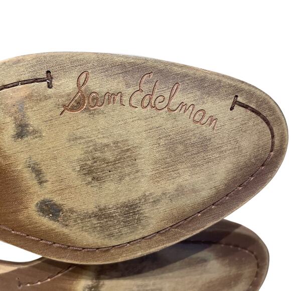 Sam Edelman Womens Packer Leather Almond Toe Ankle Boots Women's Size 8.5 EUC - Picture 6 of 7